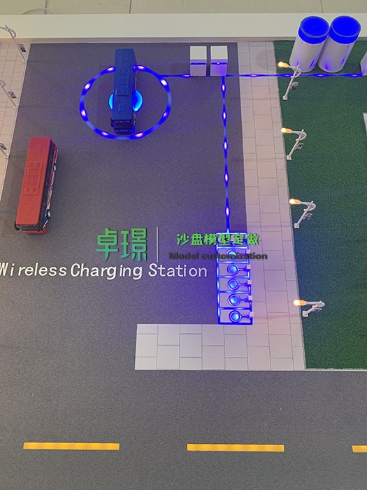 光伏充電樁沙盤模型