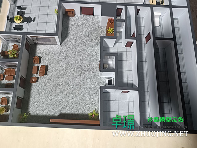 銀行室內戶型沙盤模型制作廠家案例